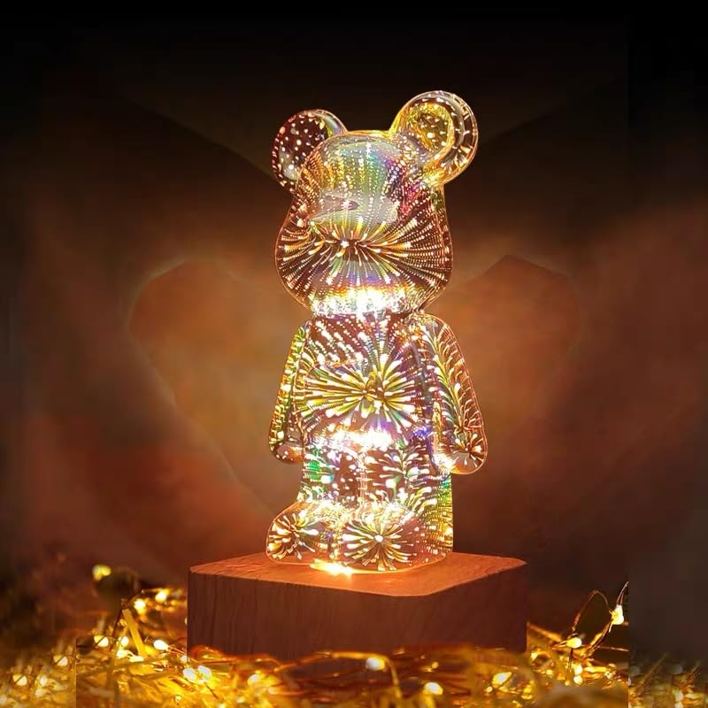 Firework Glass Lamp Cute Night Light